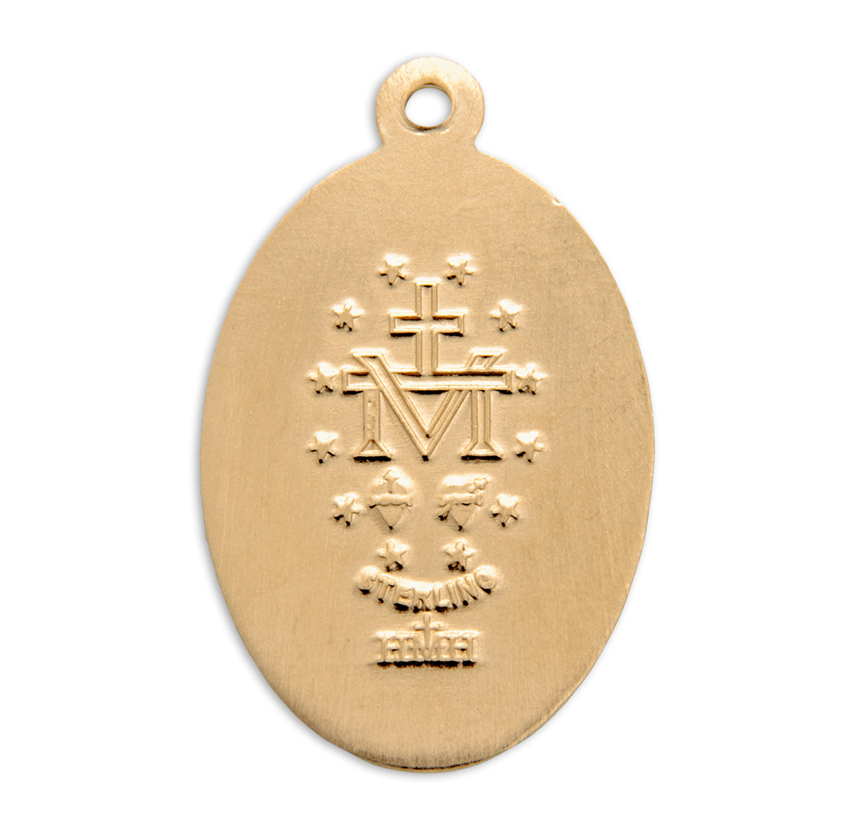 Gold Over Sterling Silver Miraculous Medal