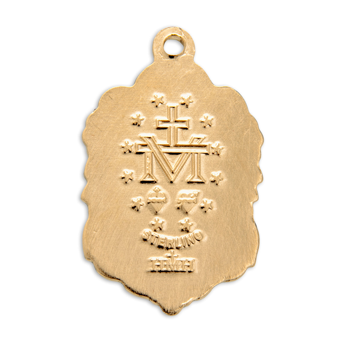 Gold Over Sterling Silver Miraculous Medal