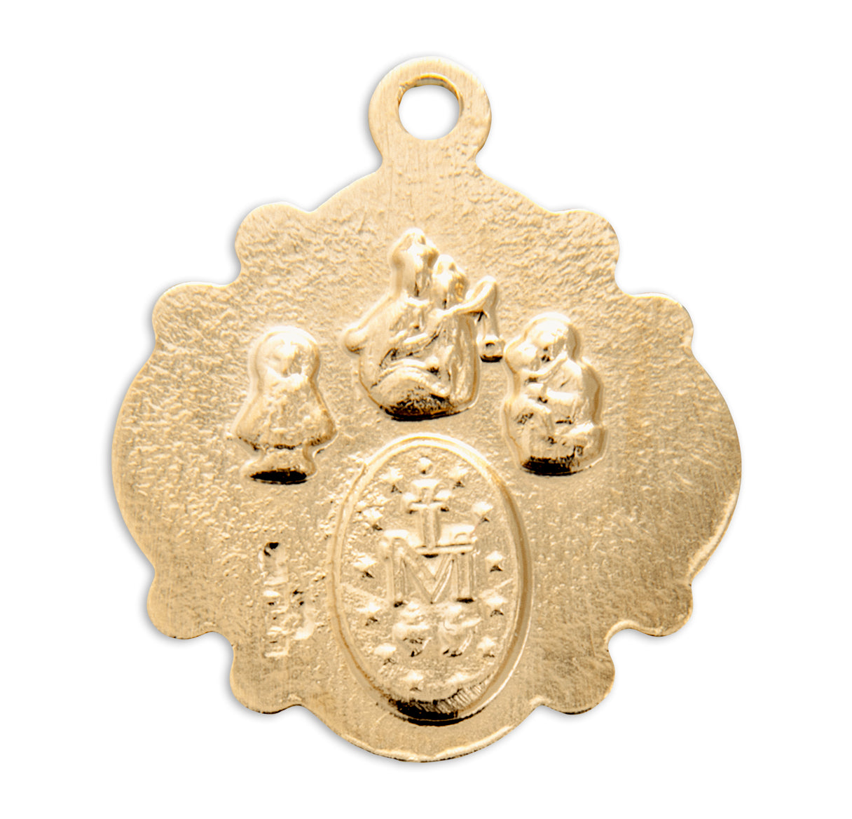Gold Over Sterling Silver Four-Way Medal