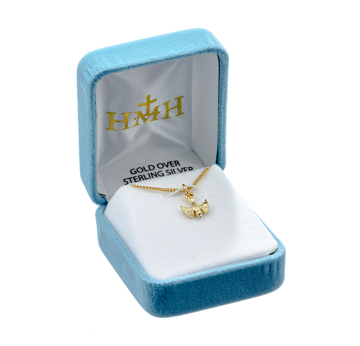 Holy Spirit Gold Over Sterling Silver Medal