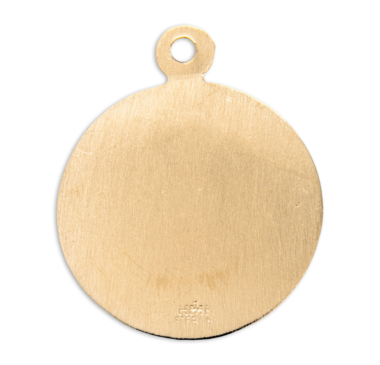 Gold Over Sterling Silver Med Baptism-18"