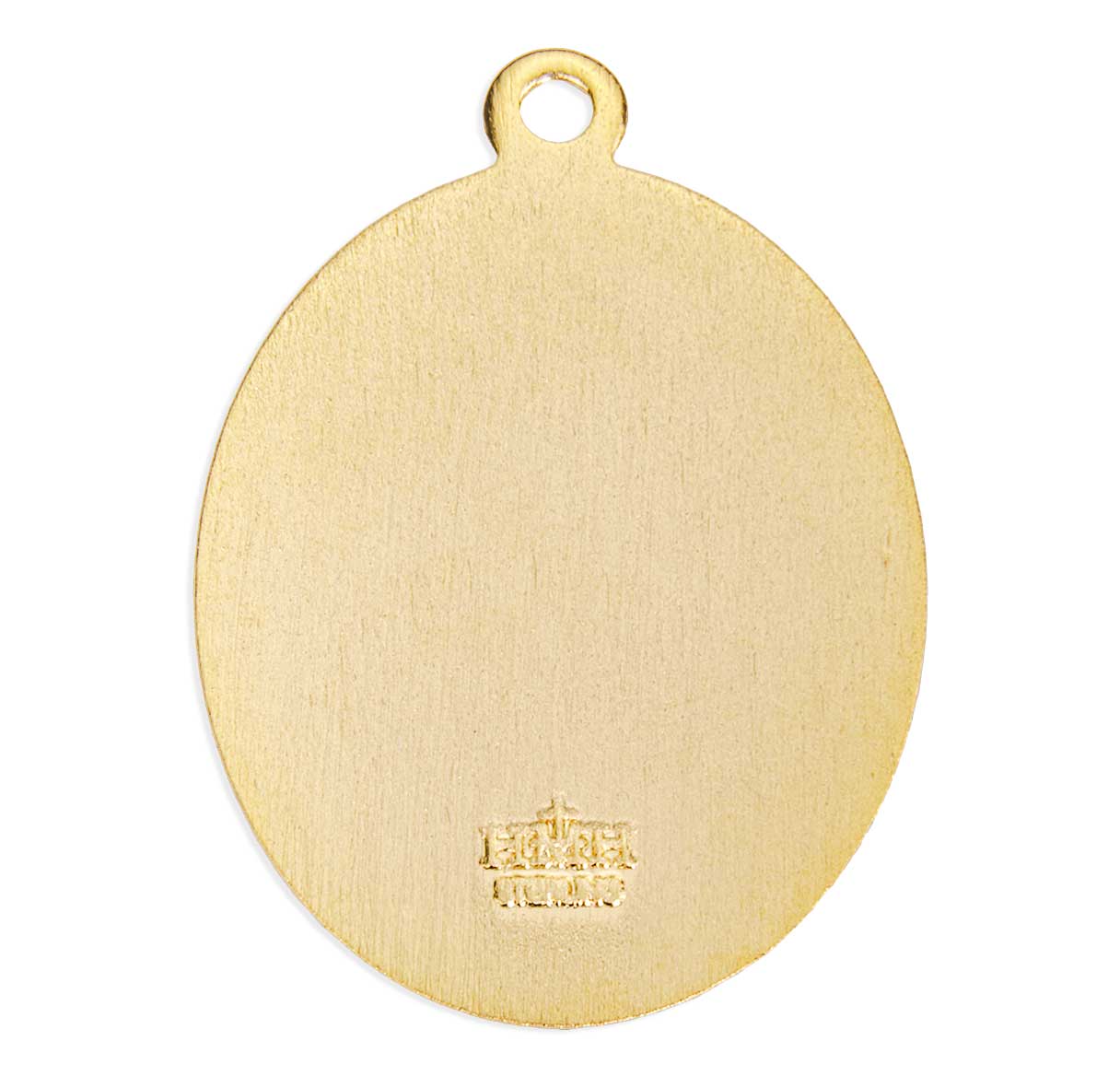 Gold Over Sterling Silver St. Michael Achangel Oval Medal 1-1/8"-24"