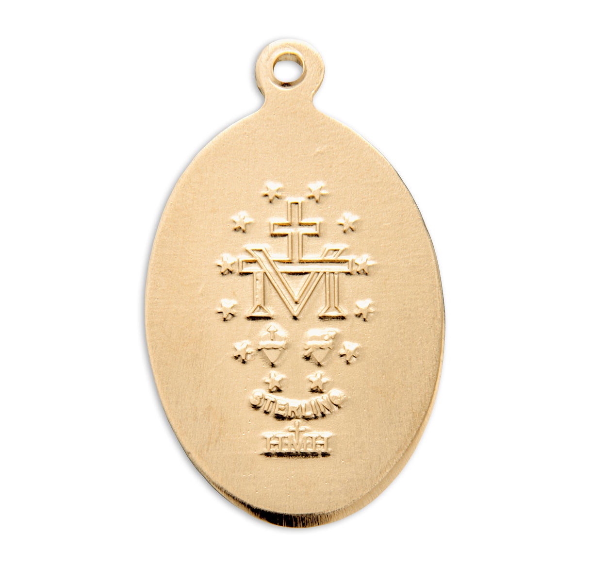 Gold Over Sterling Silver Miraculous Medal