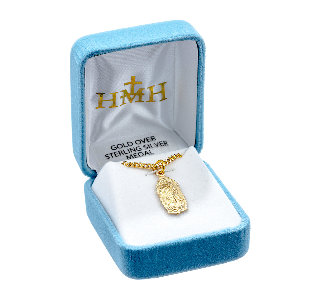 Our Lady of Guadalupe Gold Over Sterling Silver Medal