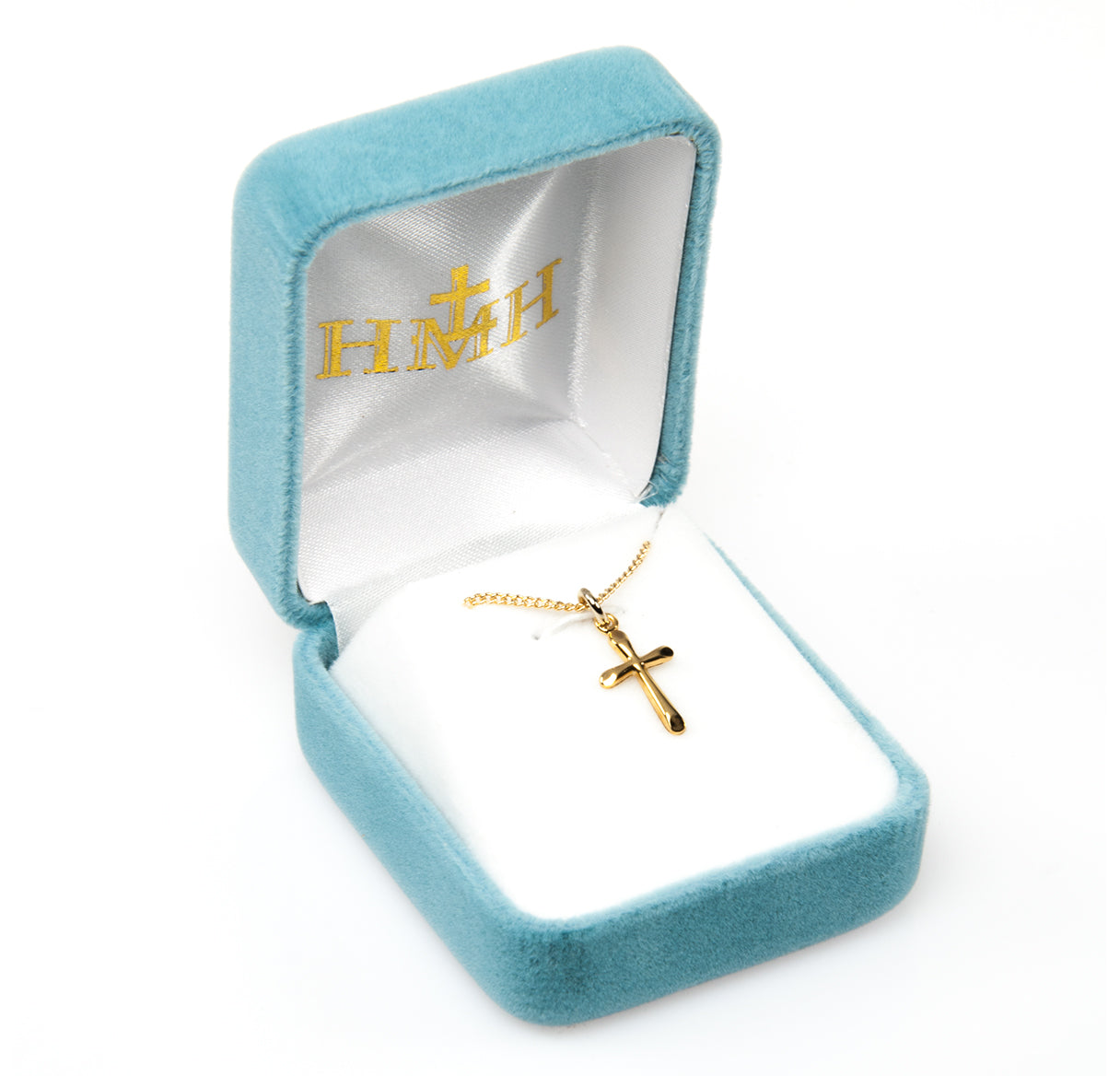 Gold Over Sterling Silver High Polished Cross