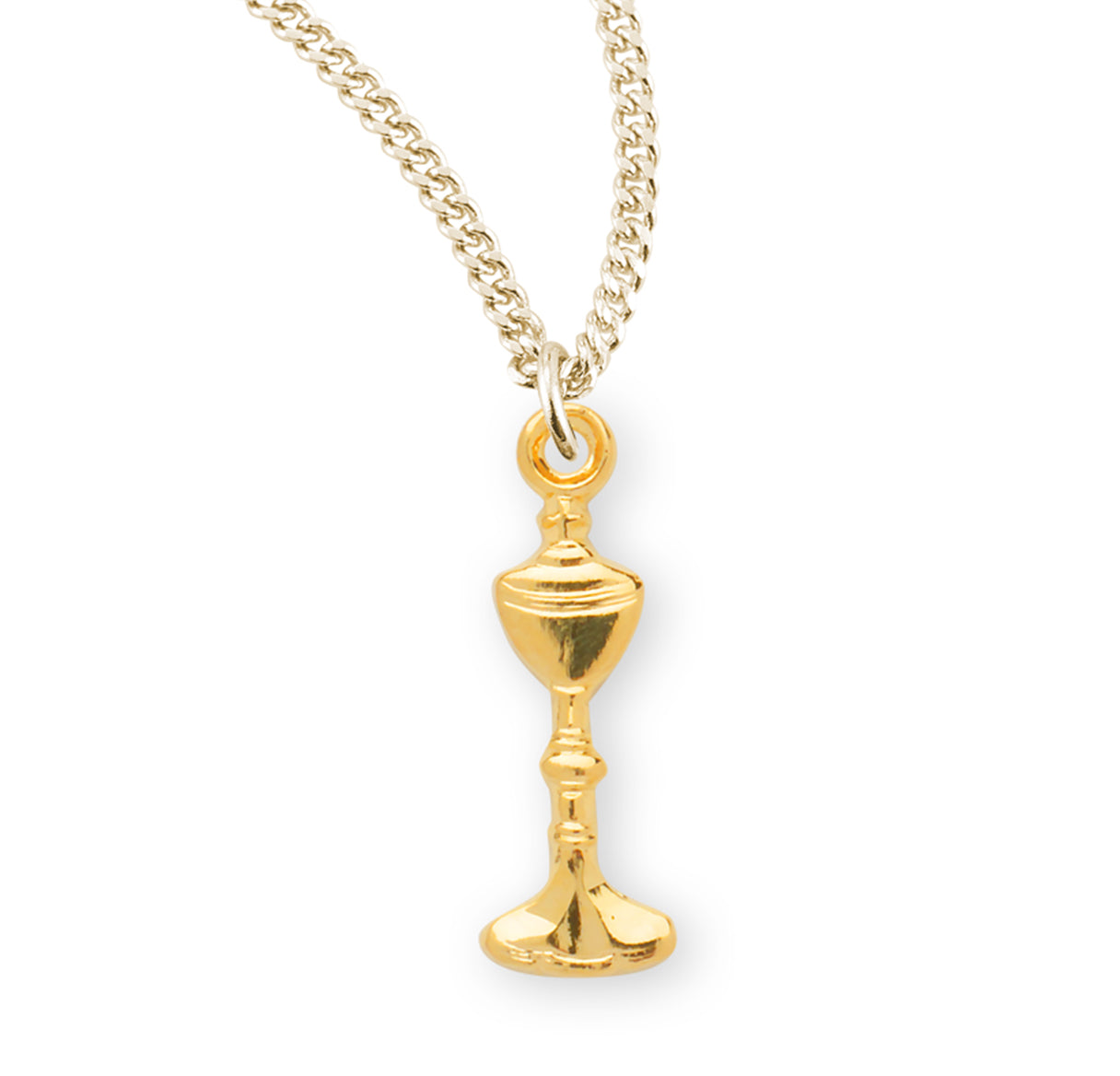 16kt Gold Over Sterling Tiny Chalice 20" Ch-Bxd