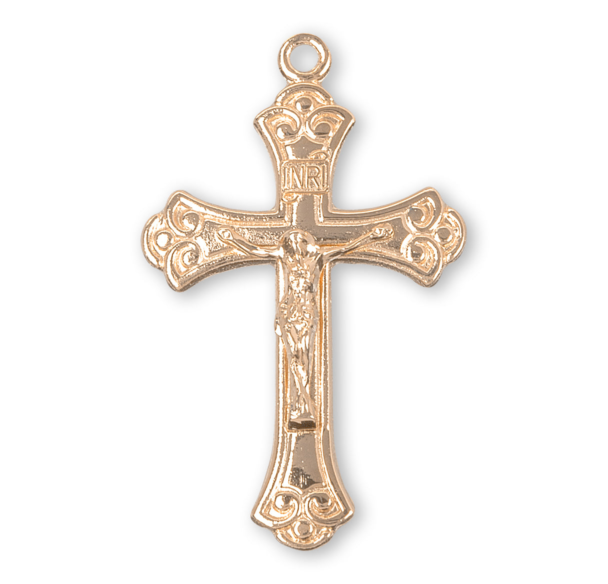16kt Gold Over Sterling Med Fancy Cfx 30" Ch-Bxd