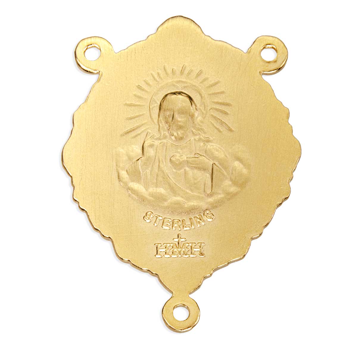 16kt Gold Over Sterling Silver O.L. of Guadalupe Rosary Center