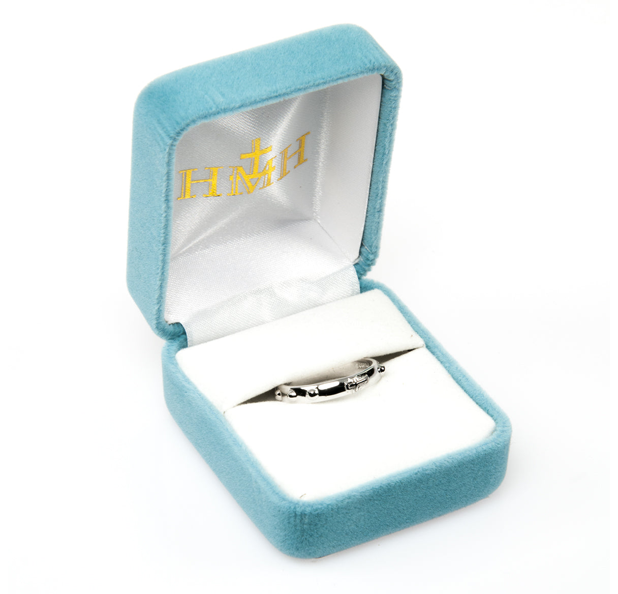Sterling Silver Rosary Ring Size 9