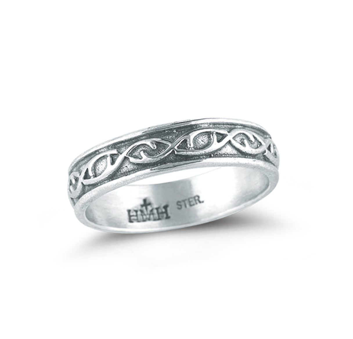 Sterling Silver "Crown of Thorns" Ring Size 11