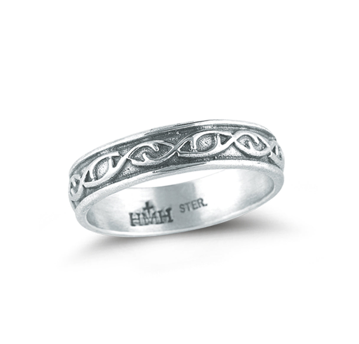 Sterling Silver "Crown of Thorns" Ring Size 12