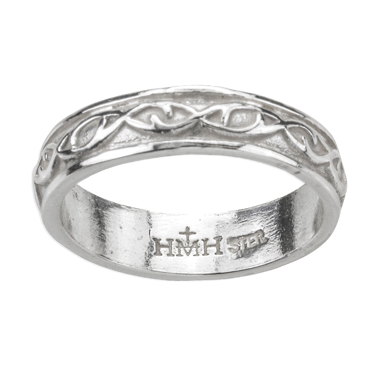 Sterling Silver "Crown of Thorns" Ring Size 7