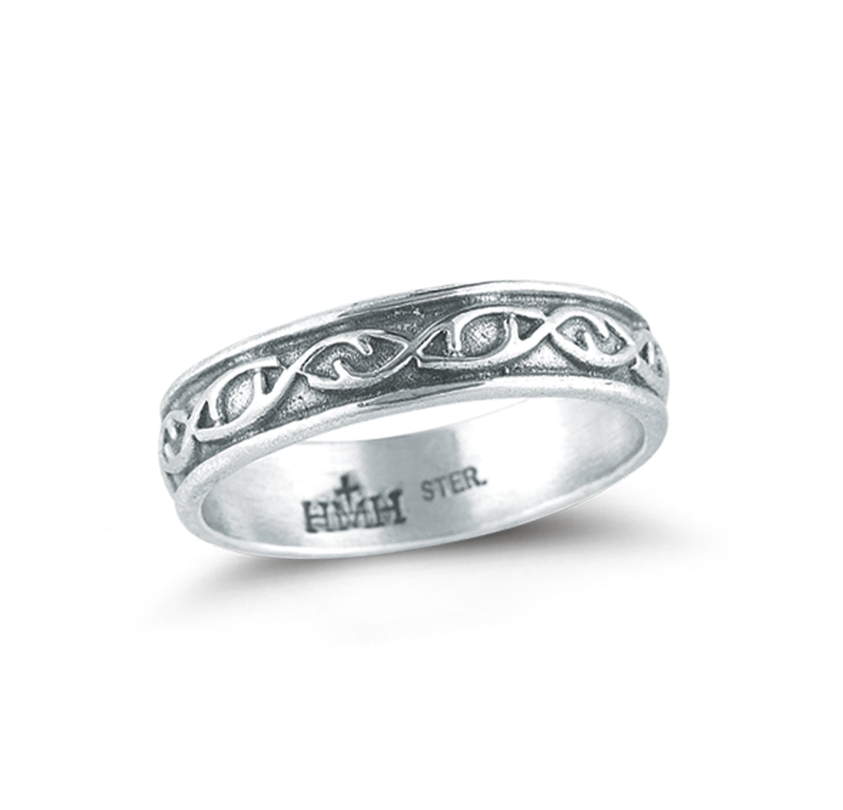Sterling Silver "Crown of Thorns" Ring Size 8
