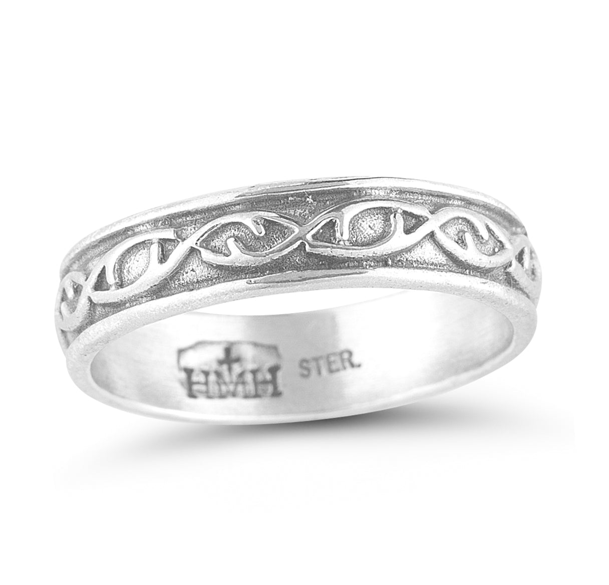Sterling Silver "Crown of Thorns" Ring Size 9