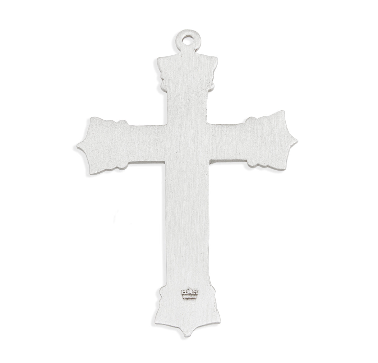 Gothic Scroll Style Sterling Silver Crucifix