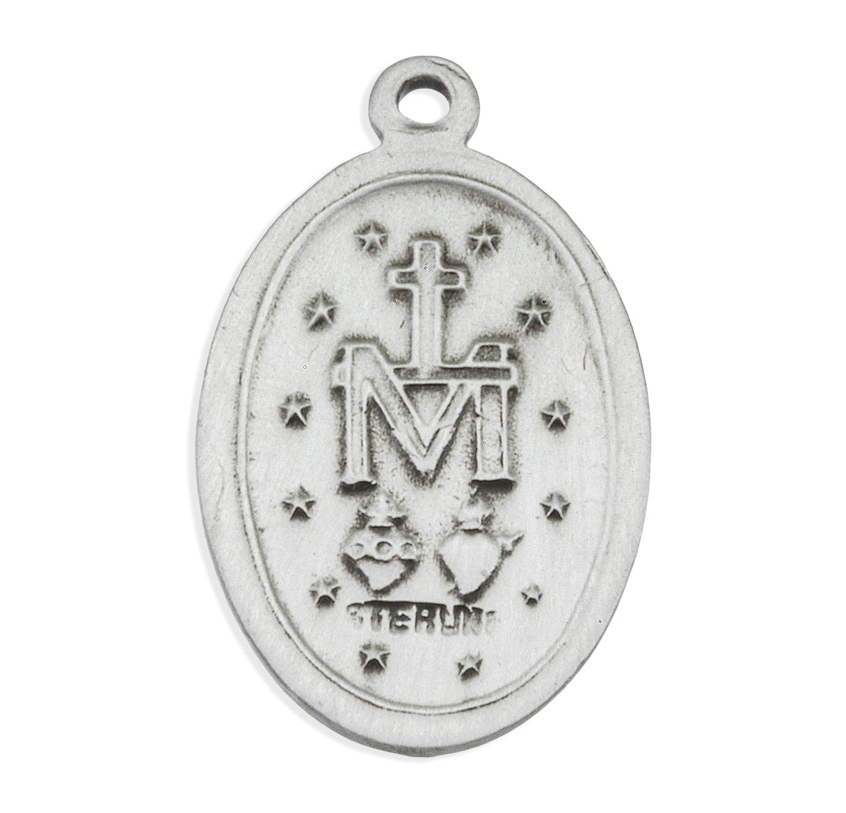 Sterling Silver Oval Miraculous Medal