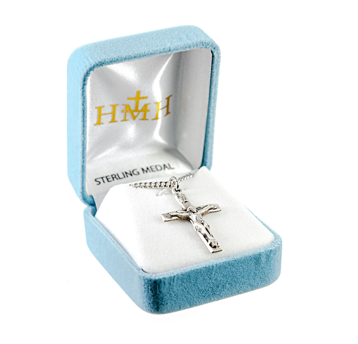 Sterling Silver Hand Engraved Crucifix