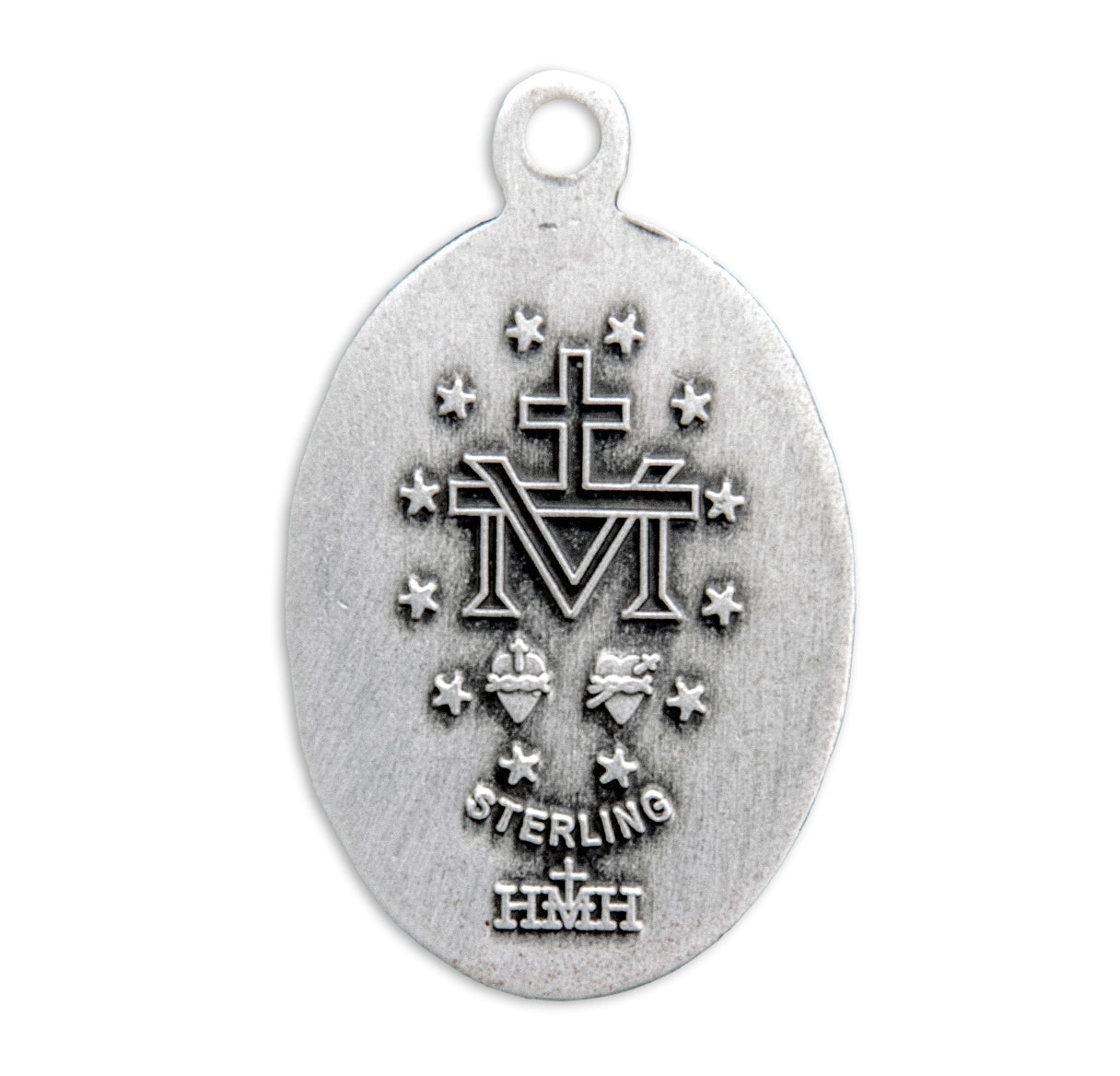 Sterling Silver Oval Miraculous Medal