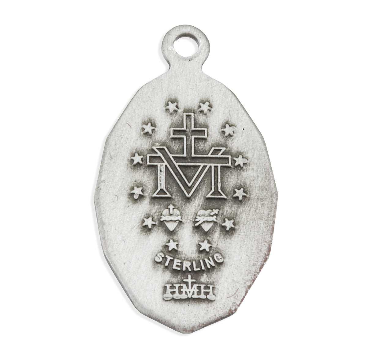 Sterling Silver Oval Miraculous Medal