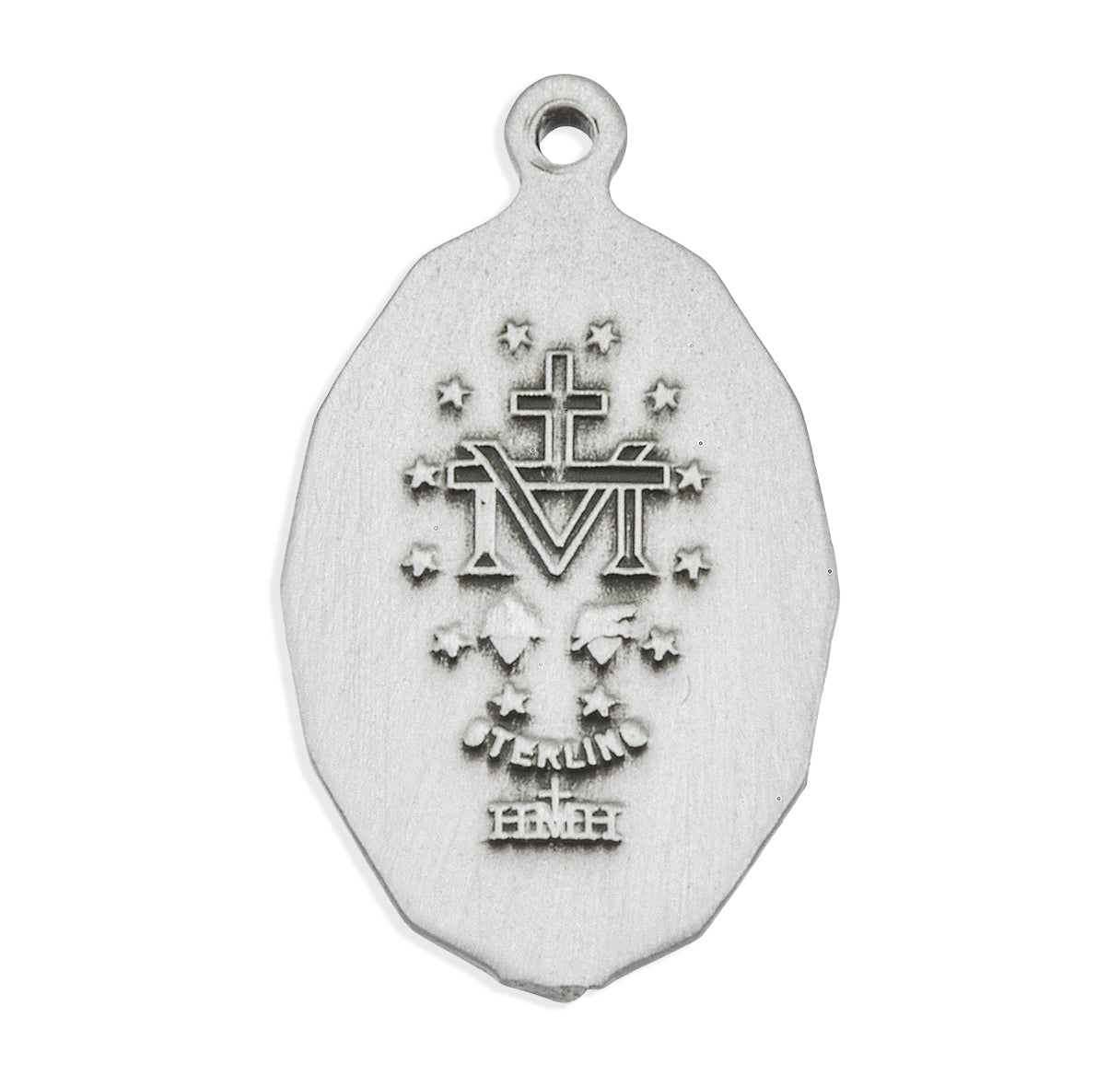 Sterling Silver Oval Miraculous Medal
