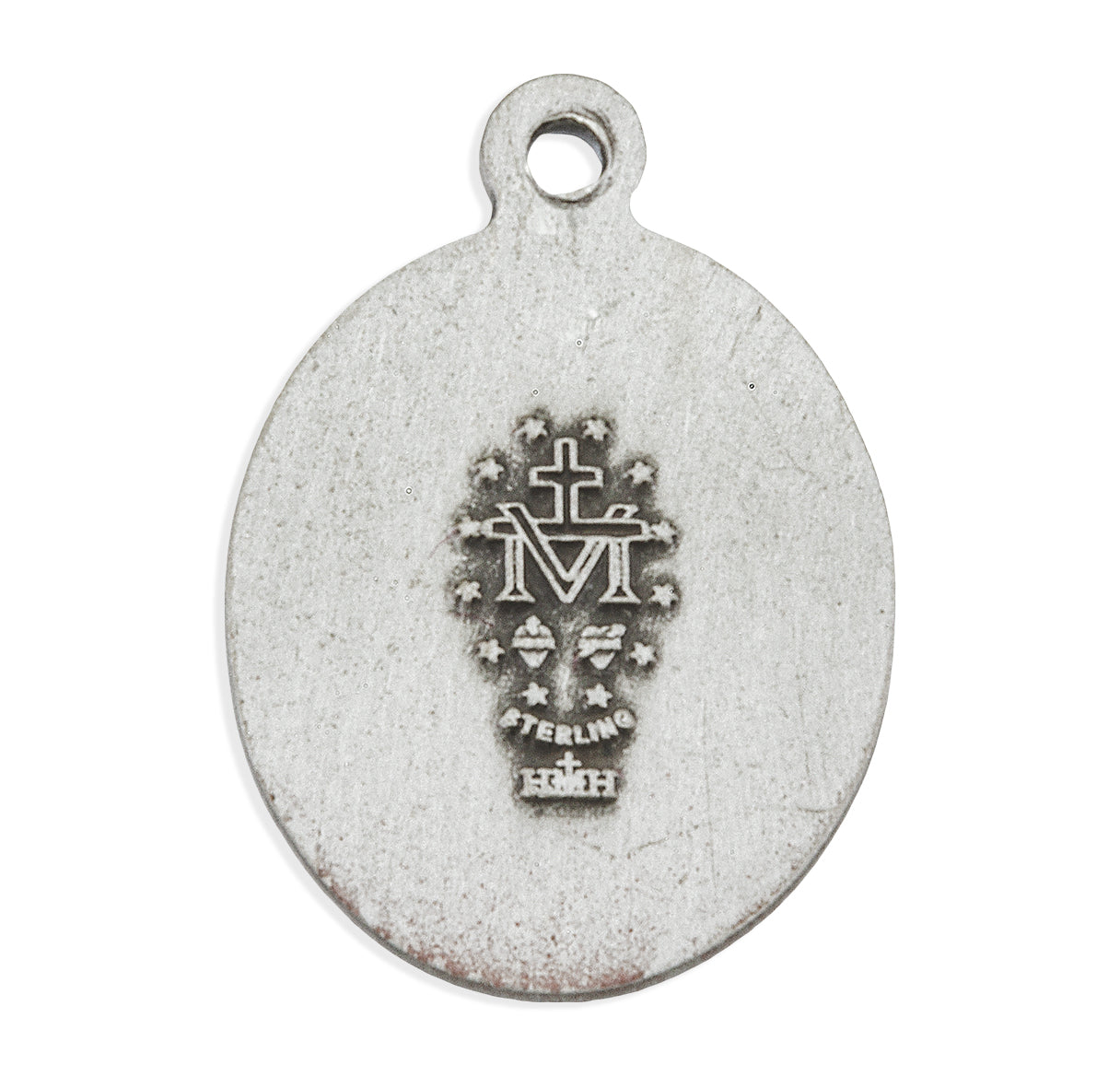 Sterling Silver Oval Miraculous Medal