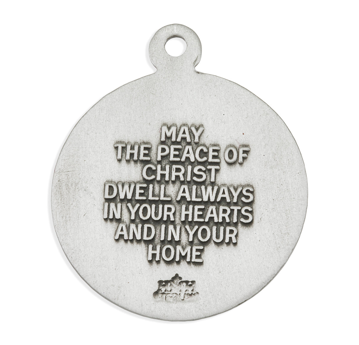 Sterling Silver "Light of the World" Round Infant Jesus Medal