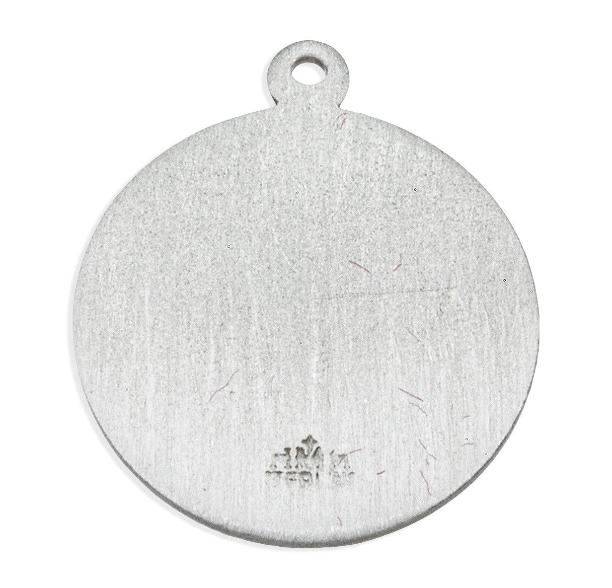 Sterling Silver Round Lord Jesus Christ Medal