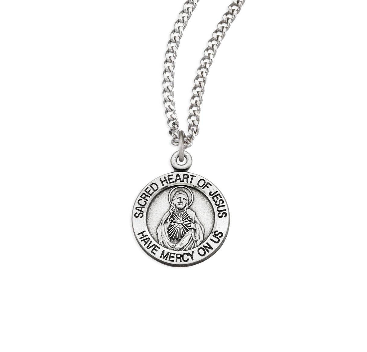 Sterling Silver Small Round SHJ 20" Ch-Bxd