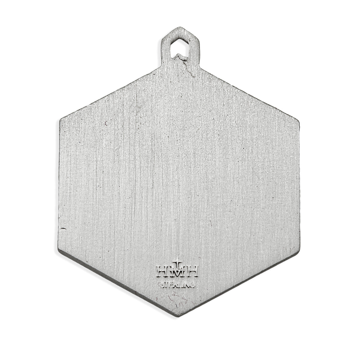 Saint Christopher Land, Sea, and Air Epoxy Sterling Silver Medal