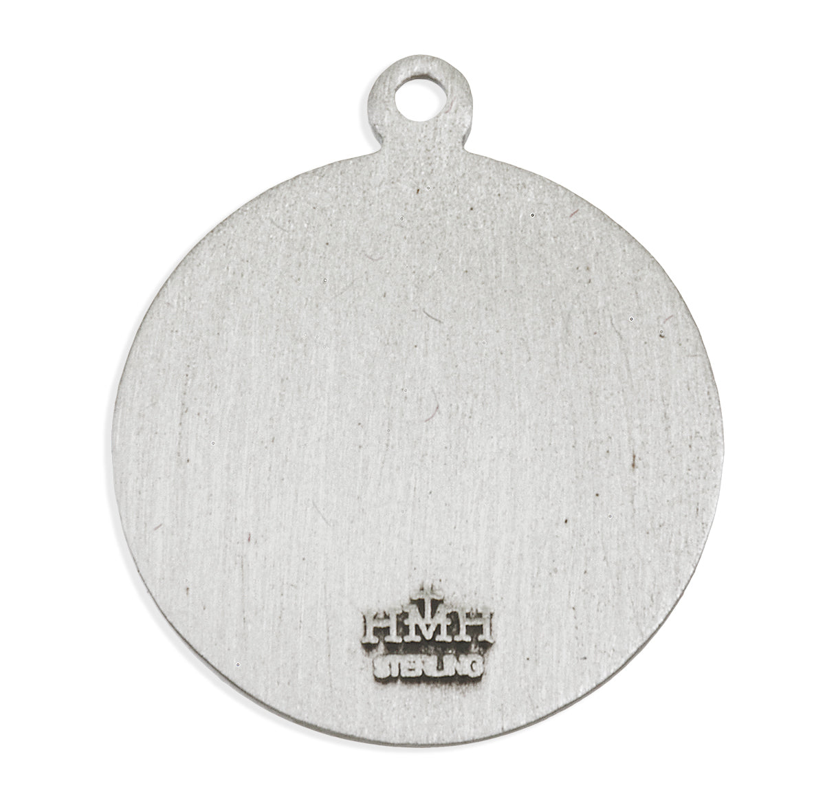 Saint Christopher Round Sterling Silver Medal