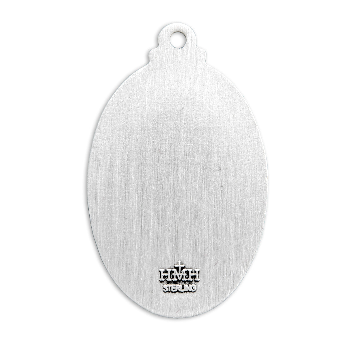 Saint Christopher Oval Sterling Silver Medal