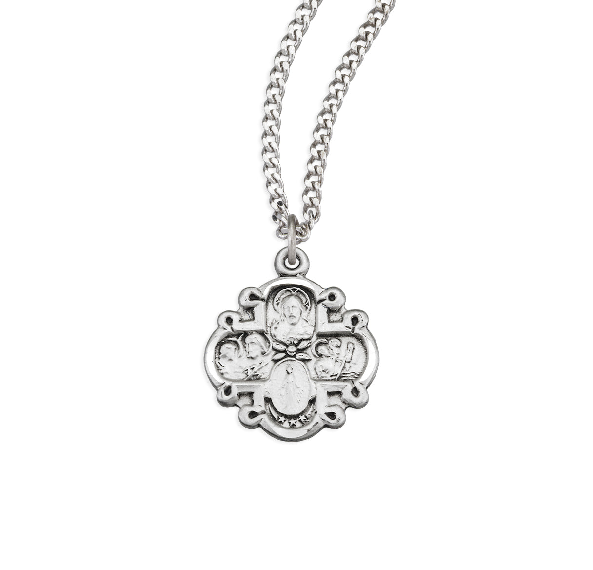 Sterling Silver Small 4-Way 20" Ch-Bxd