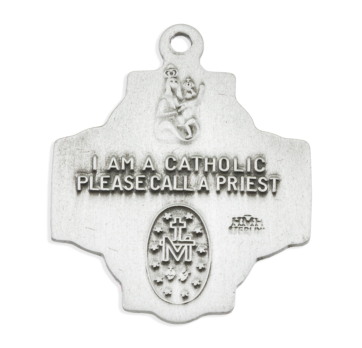 Sterling Silver 4-Way Medal