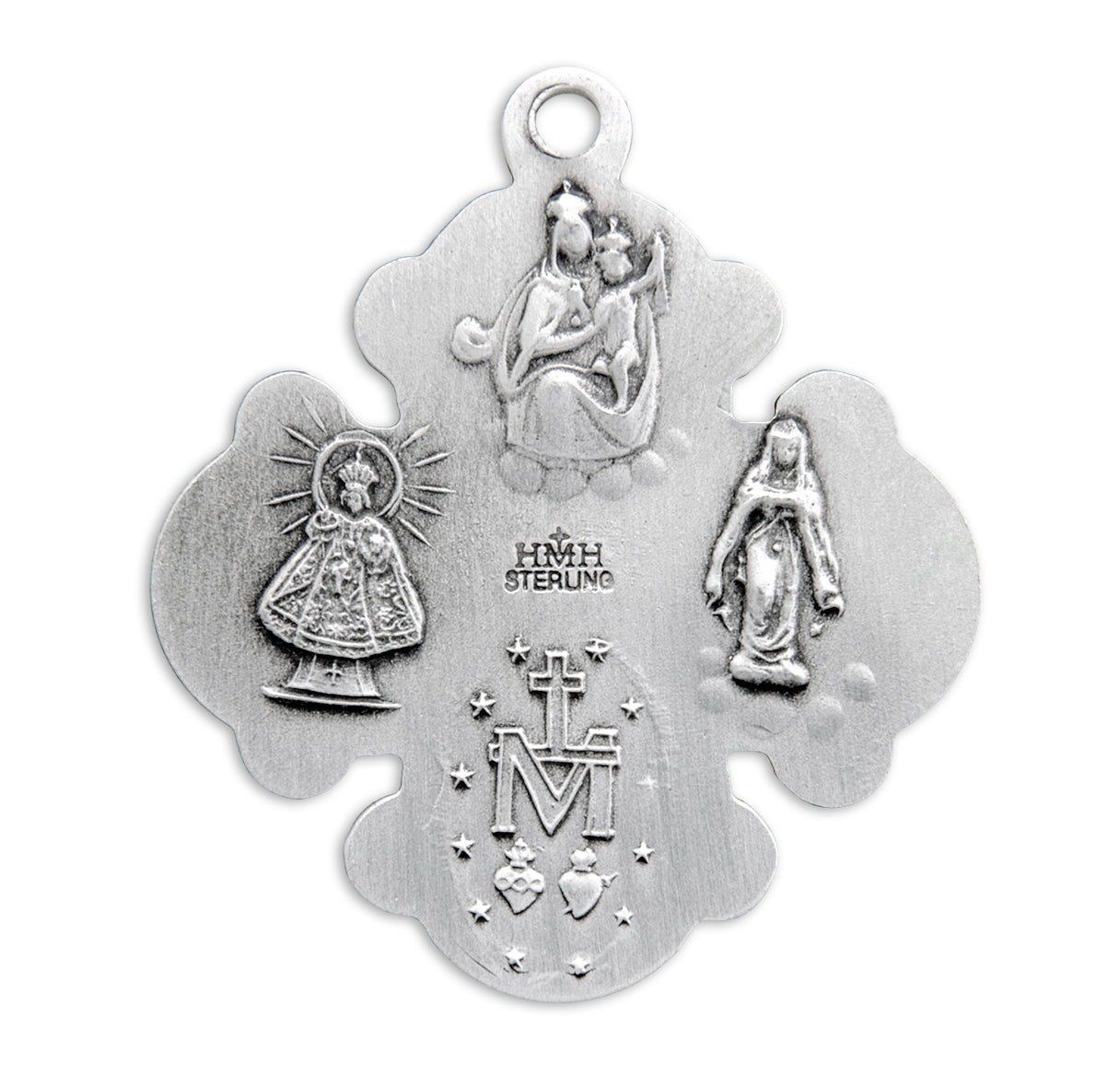 Sterling Silver 4-Way Medal