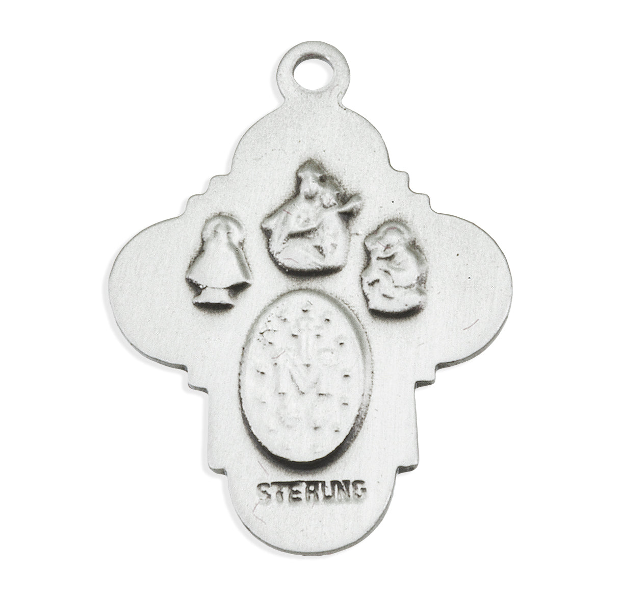 Sterling Silver 4-Way Medal