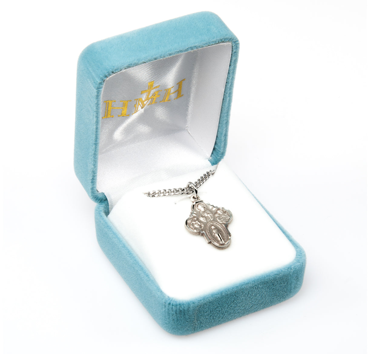 Sterling Silver 4-Way Medal