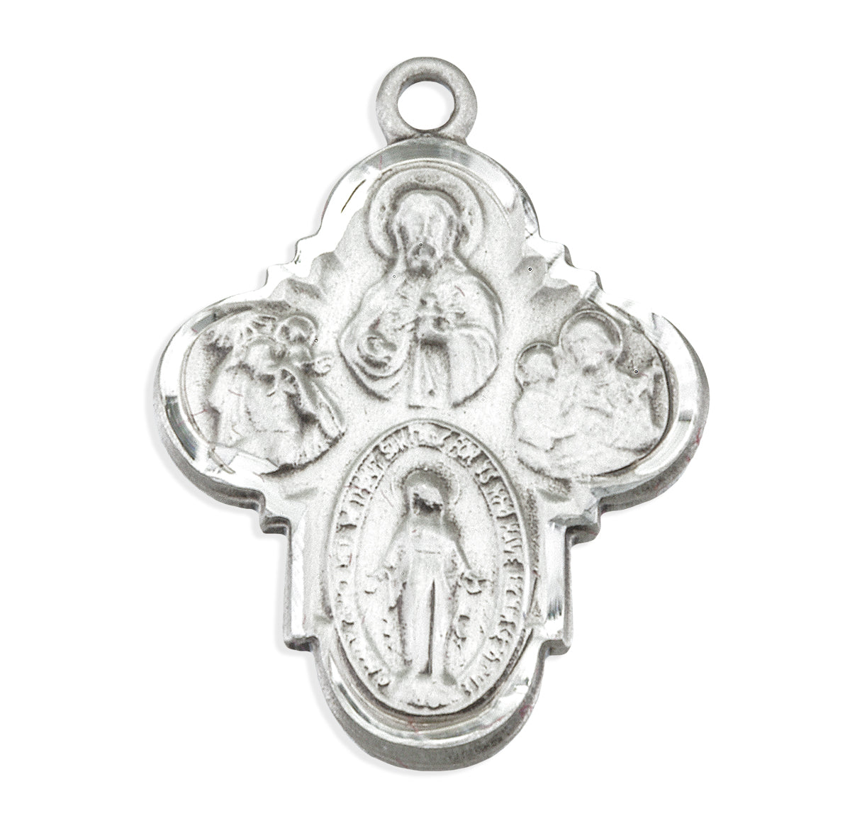 Sterling Silver 4-Way Medal