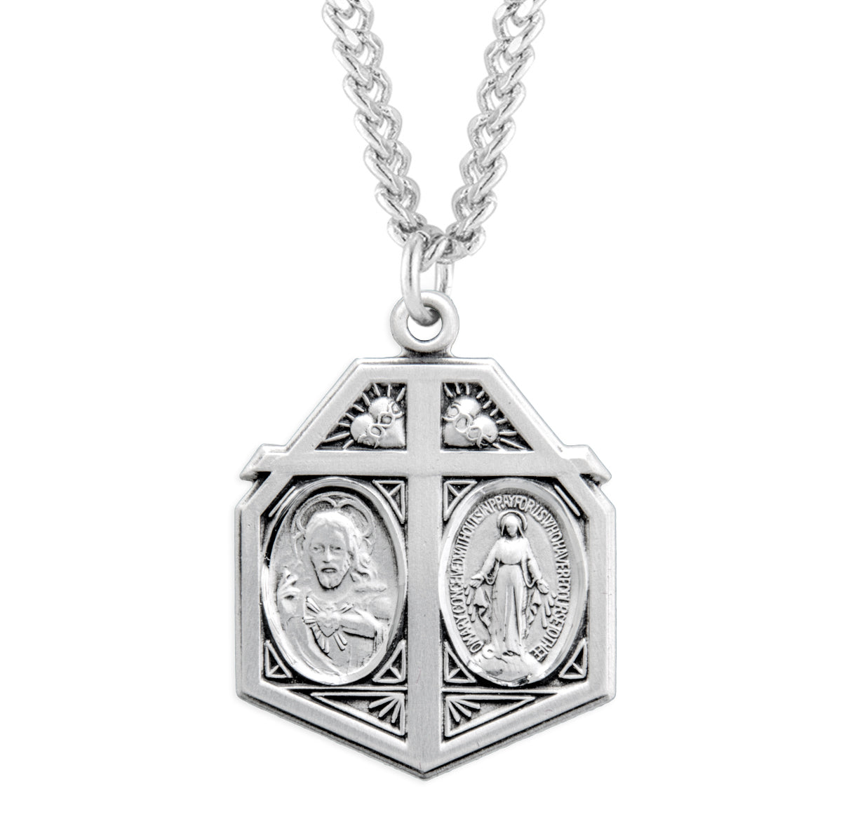 Sterling Silver Scap/Mirac 18" Ch-Bxd