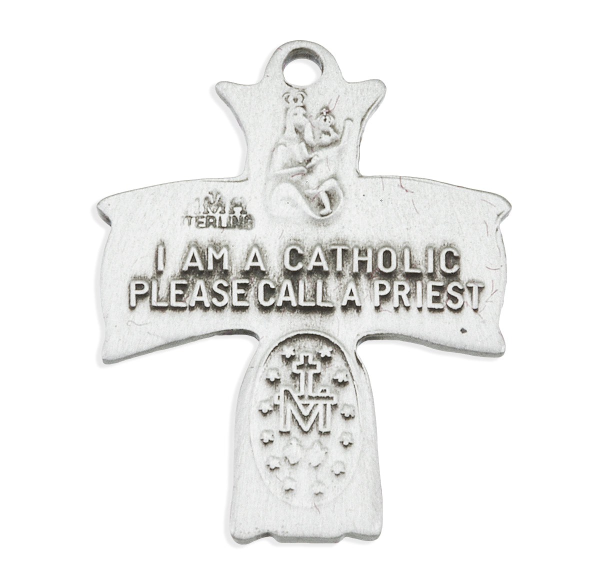 Sterling Silver 4-Way Medal