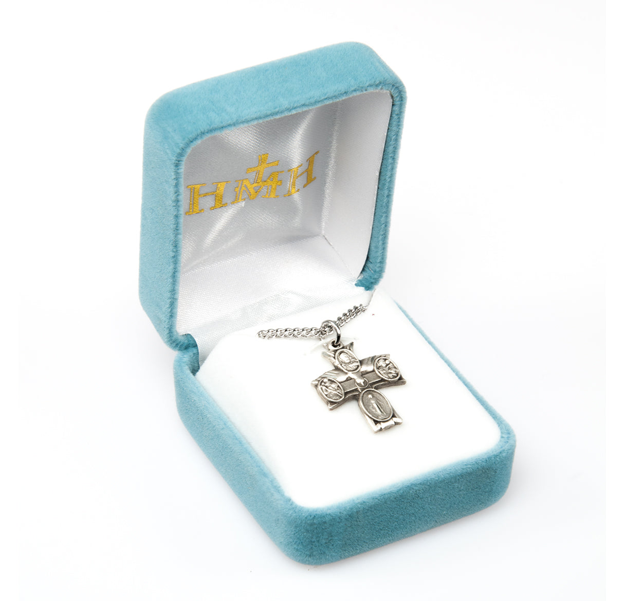 Sterling Silver Holy Spirit 4-Way 30" Ch-Bxd