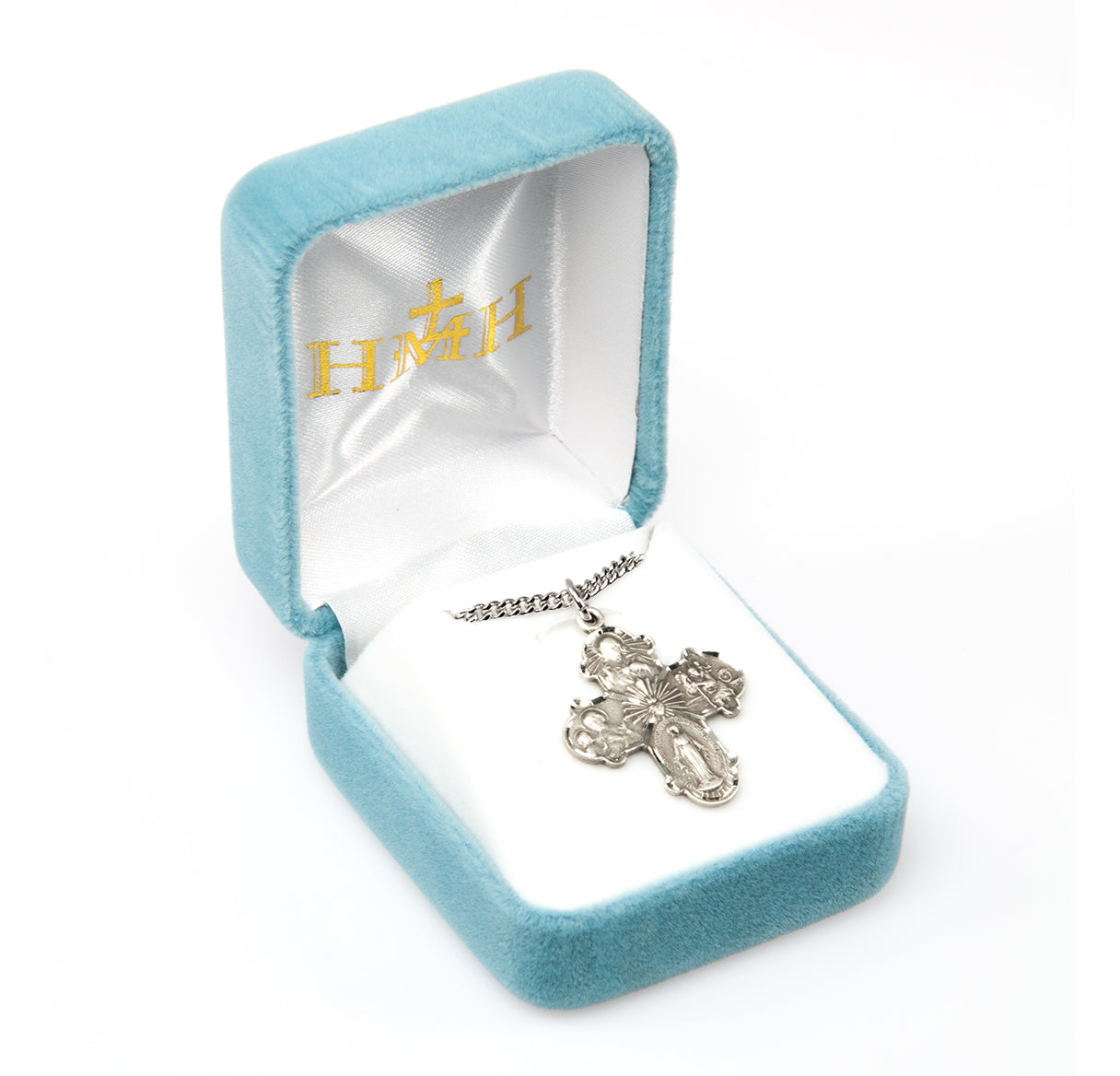 Sterling Silver 4-Way Medal