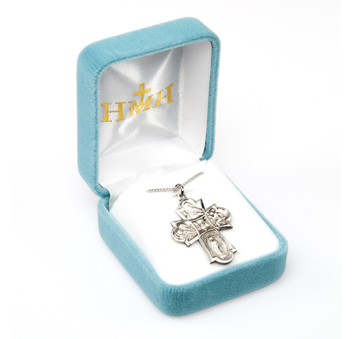 Sterling Silver Med 4-Way 20" Ch-Bxd