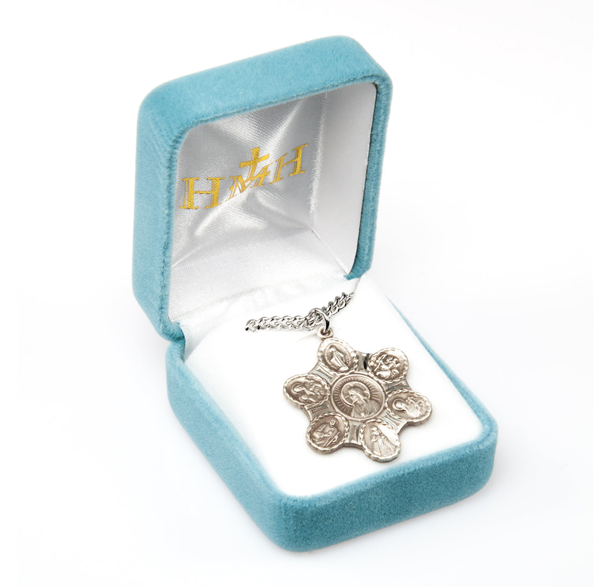 Sterling Silver Seven-Way Medal