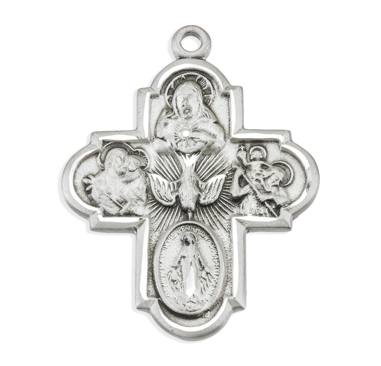 Sterling Silver Lrg 4-Way 27" Ch-Bxd
