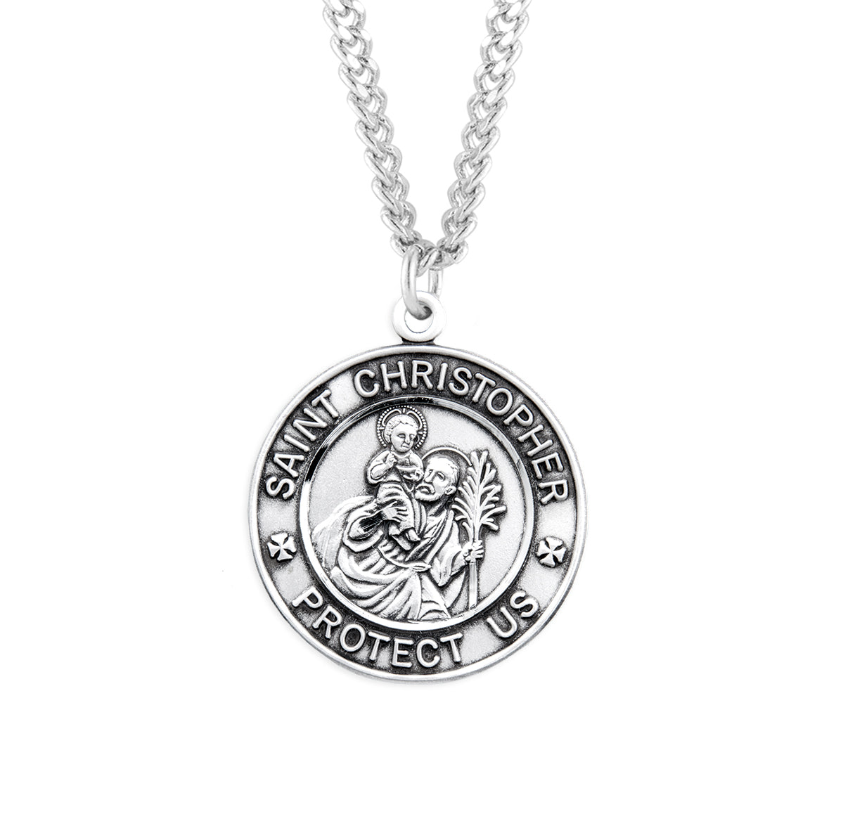 Saint Christopher Round Military Medal