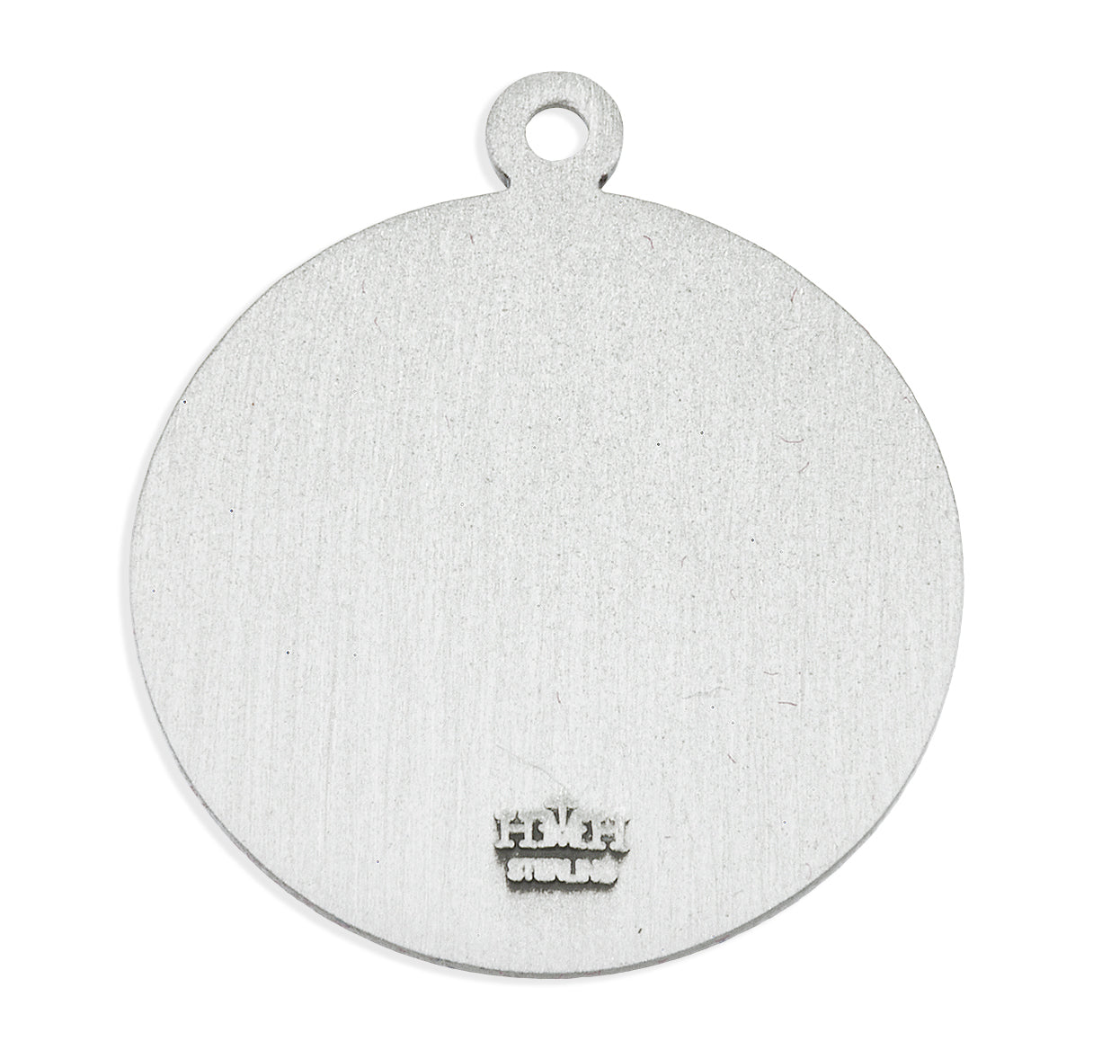 Saint Christopher Round Sterling Silver Medal