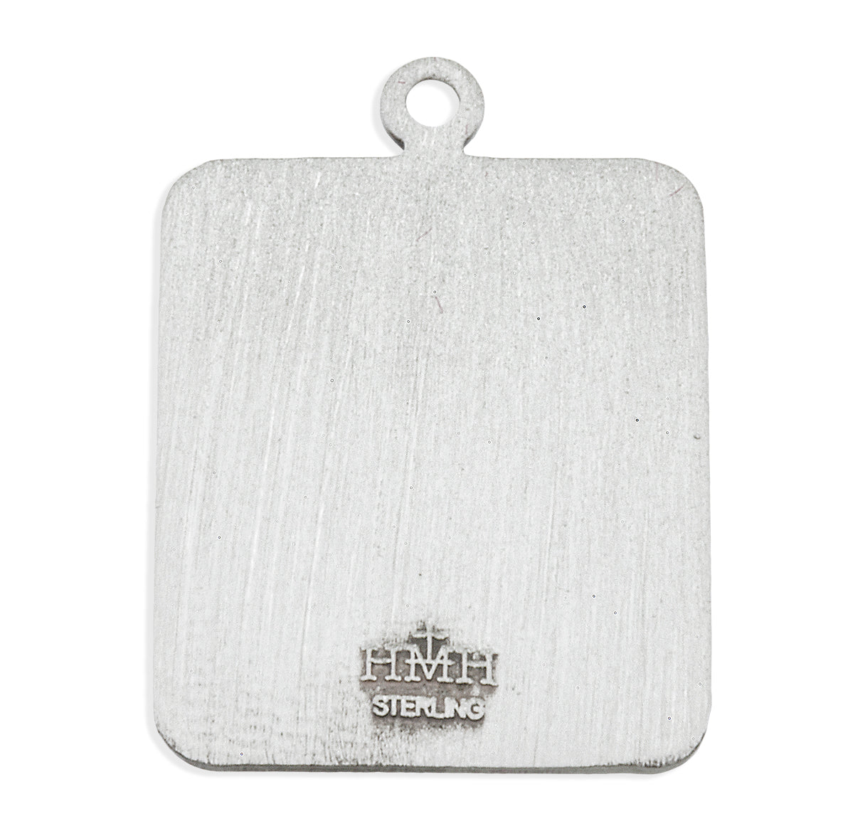Saint Christopher Square Sterling Silver Medal