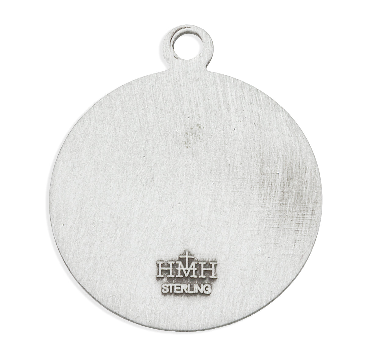 Saint Christopher Round Sterling Silver Medal