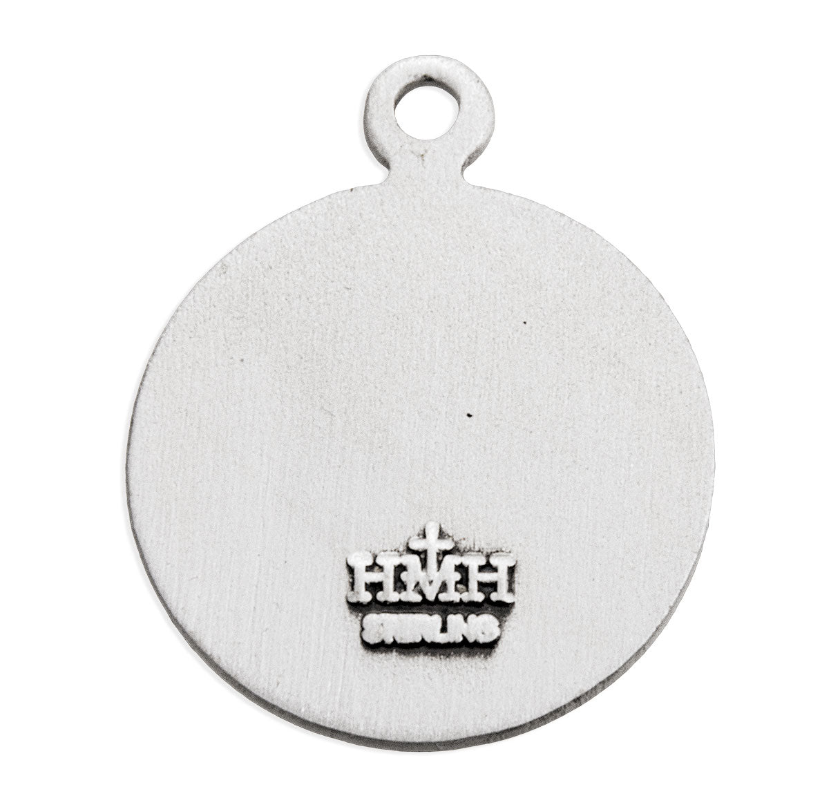Guardian Angel Round Sterling Silver Medal