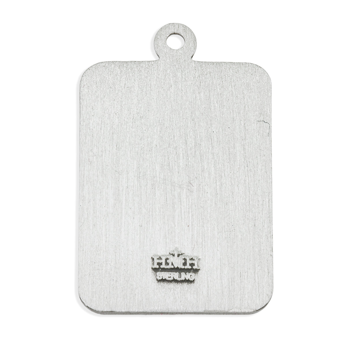 Saint Michael Rectangle Sterling Silver Medal